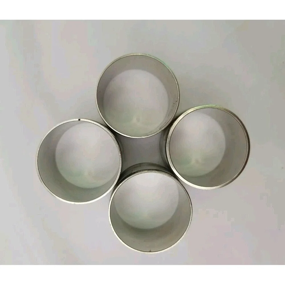 Mother of Pearl Shell Silver-Tone Napkin Rings Set‎ Of 4